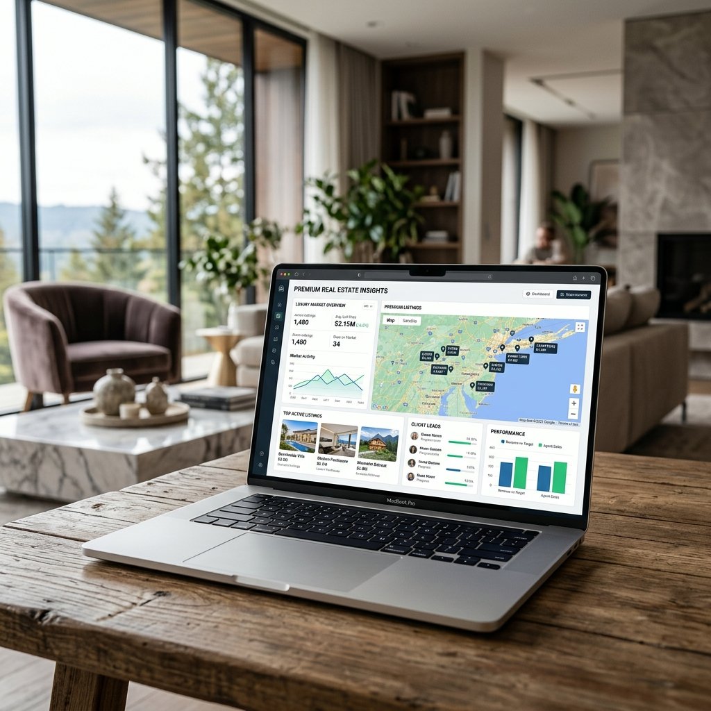 Real estate dashboard matching leads to agents